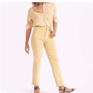 Everlane The Cheeky Straight Baby Cord Pants Corduroy